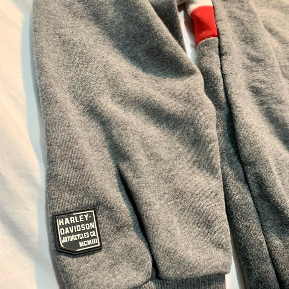 Vintage Harley-Davidson Slim Fit Hoodie Sweatshirt - Size S - Picture 4 of 7